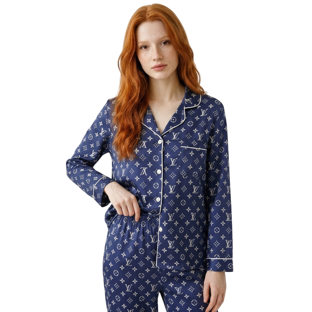LV Satin Pajama Set