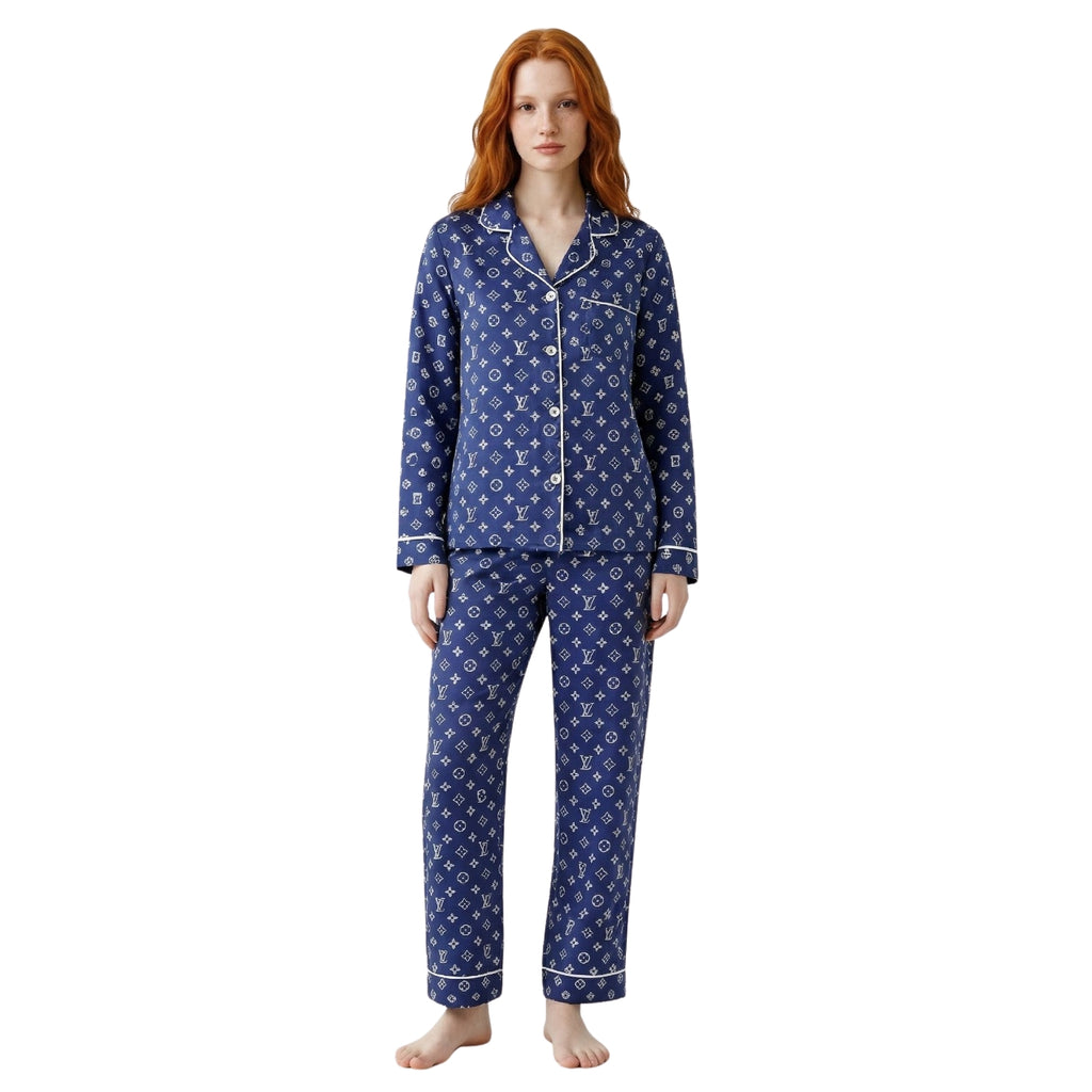 LV Satin Pajama Set