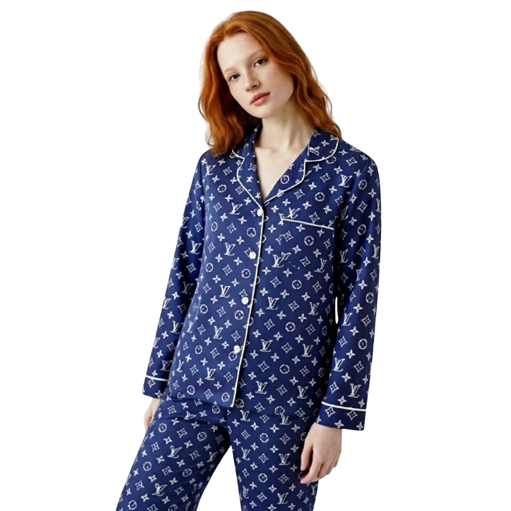 LV Satin Pajama Set