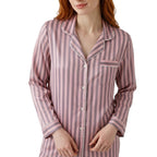 Soft Lines Satin Pajama Set