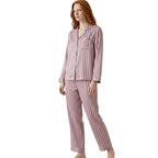 Soft Lines Satin Pajama Set