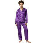 Satin Pajama Set – Long Sleeve