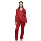 Satin Pajama Set – Long Sleeve