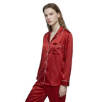 Satin Pajama Set – Long Sleeve