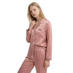 Satin Pajama Set – Long Sleeve