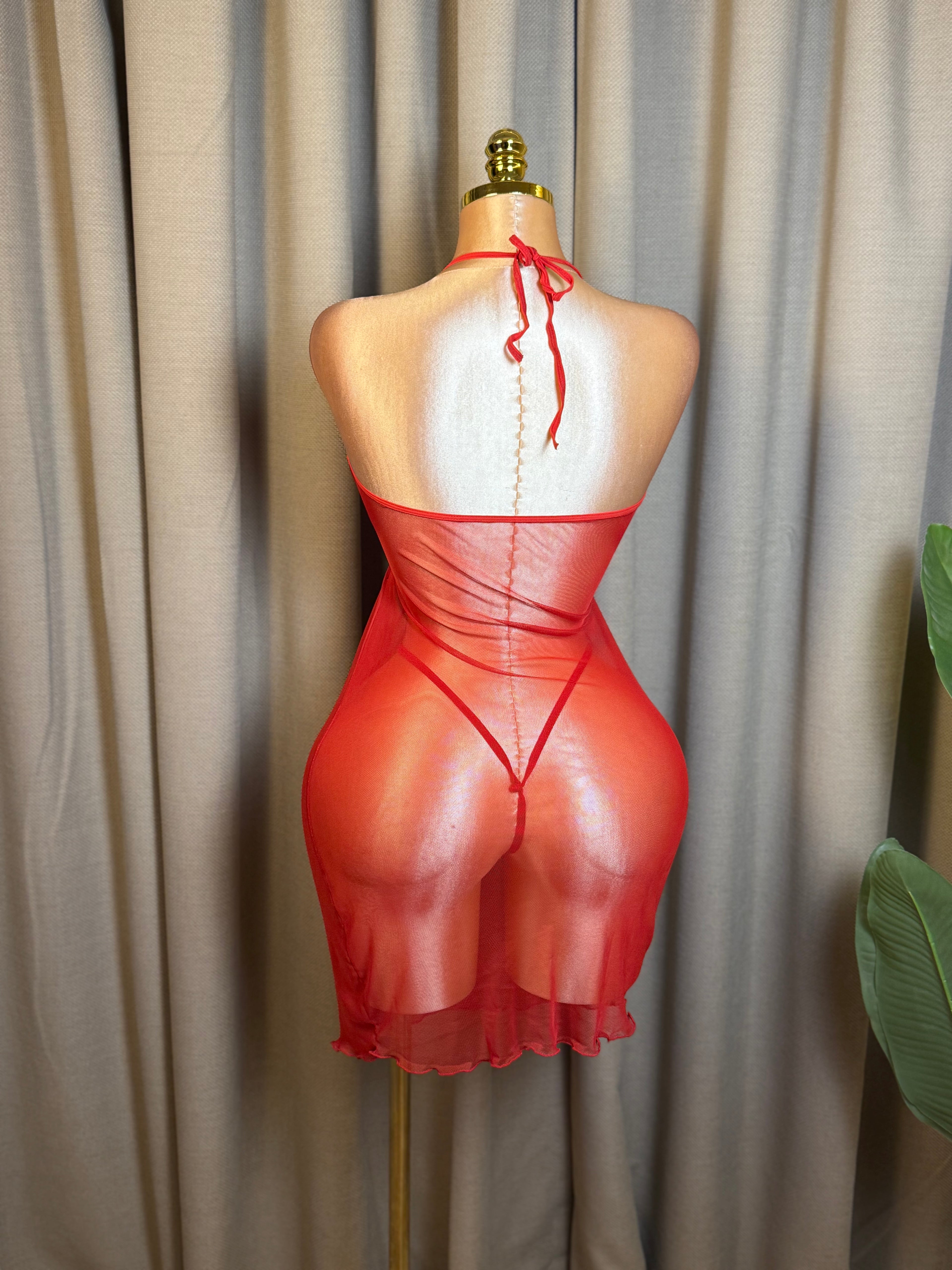 Love Backless Ring Cutout Mini
