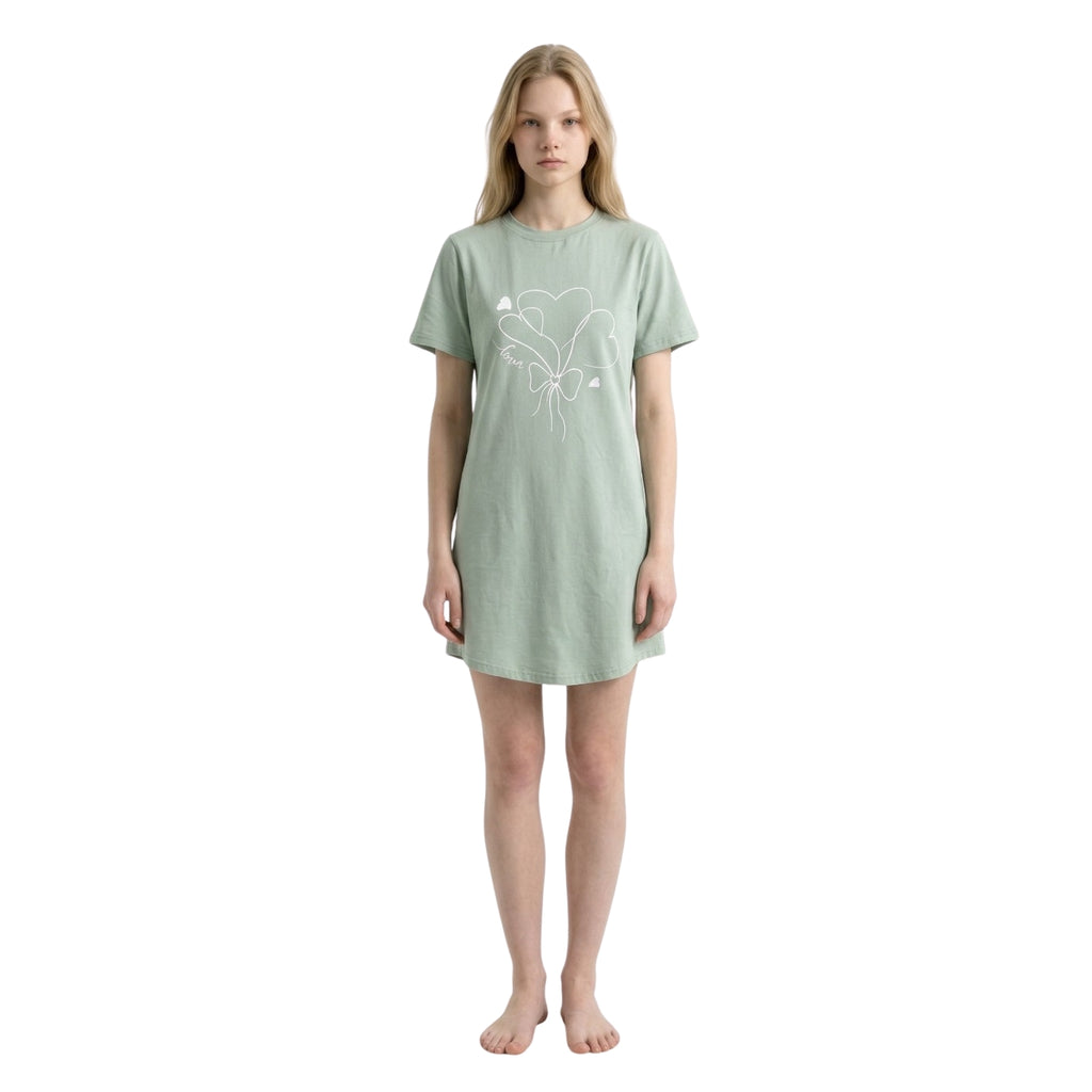 Heart cotton Nightshirt