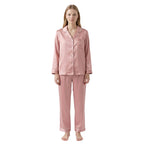 Satin Pajama Set – Long Sleeve