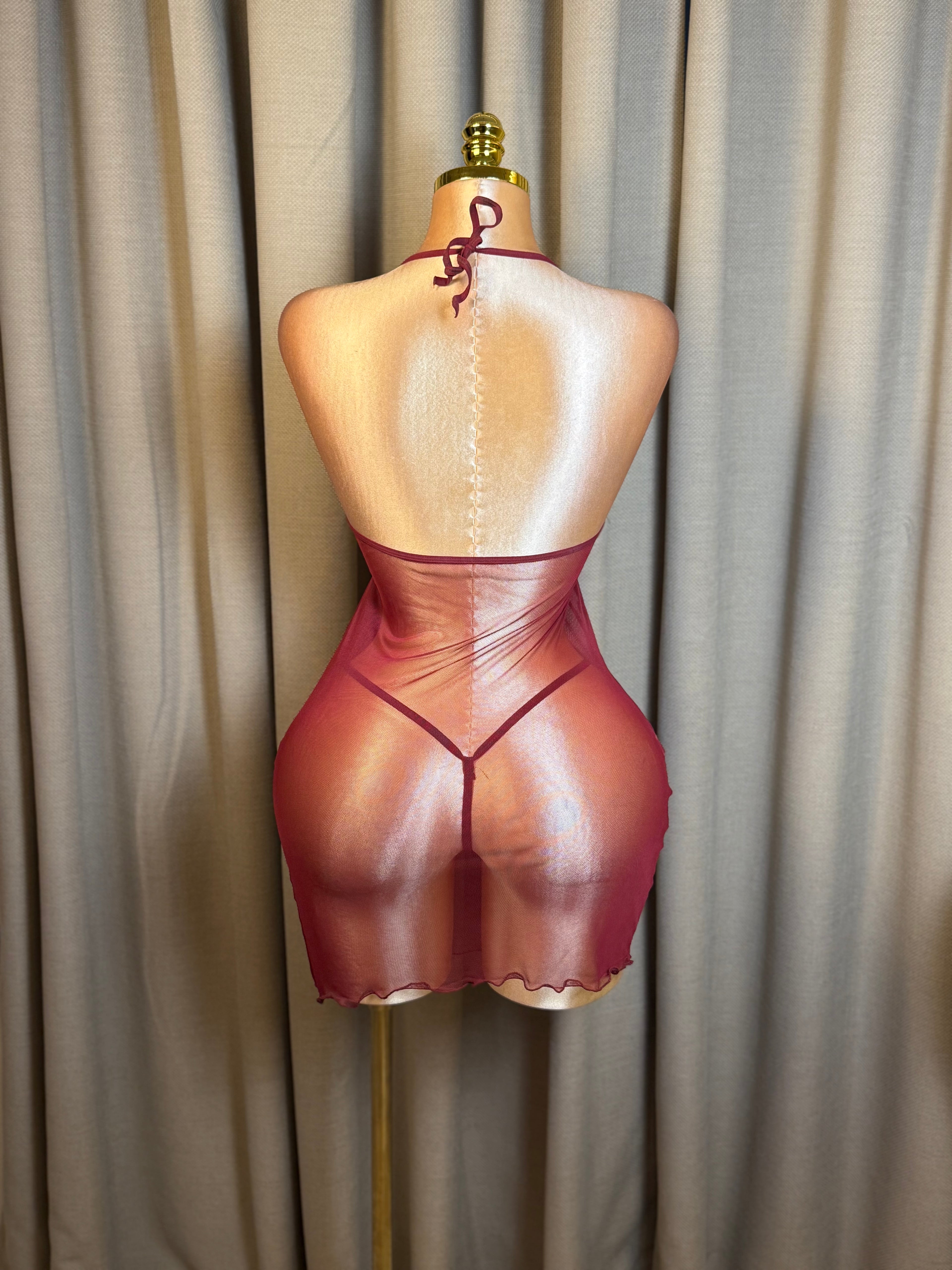 Love Backless Ring Cutout Mini