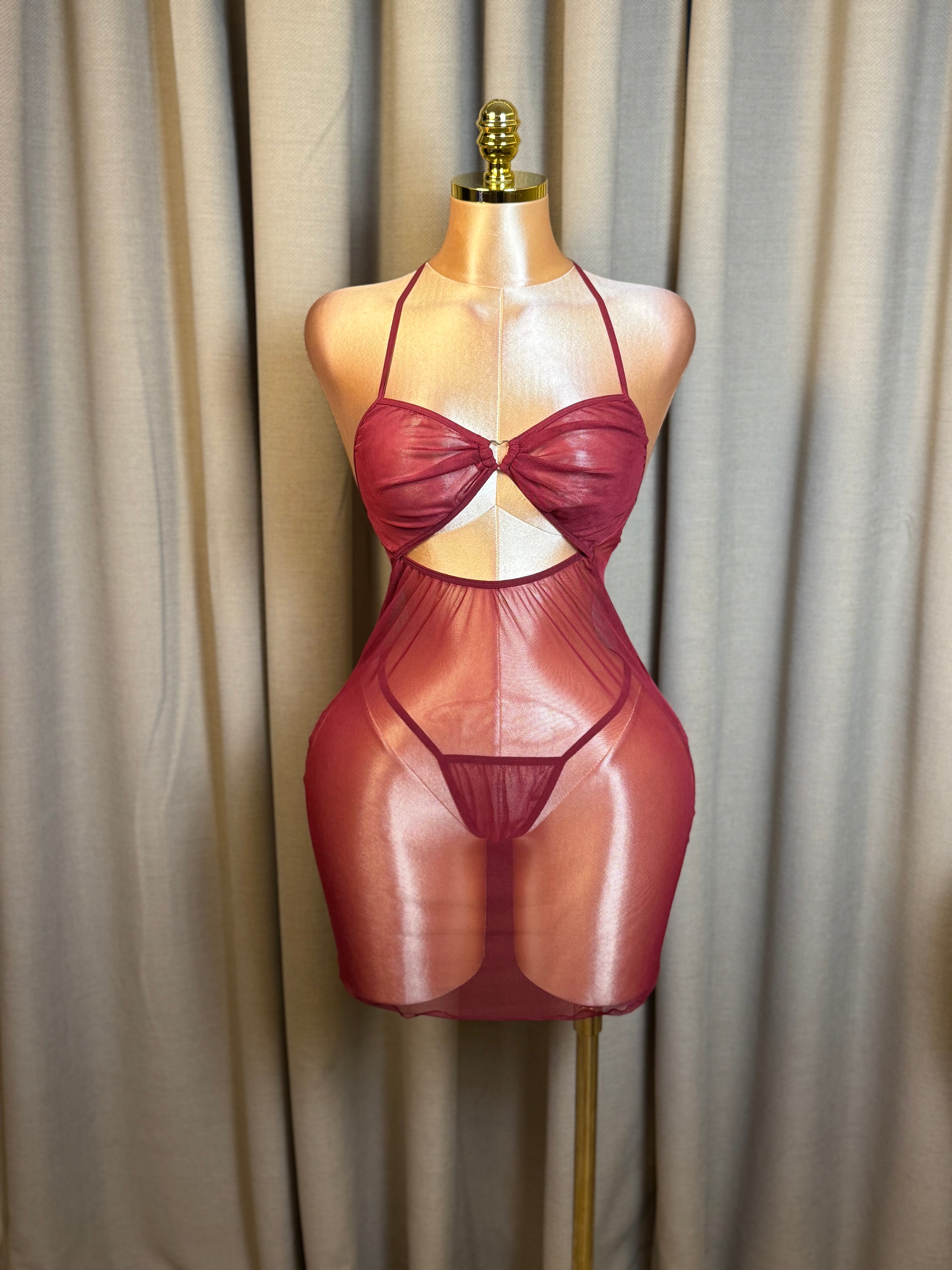 Love Backless Ring Cutout Mini