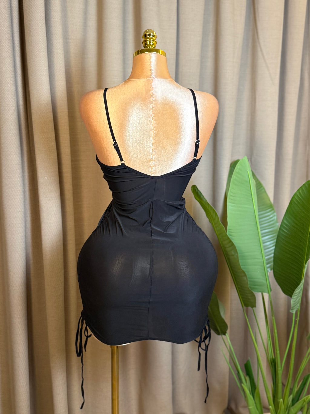 Twist-Front Drawstring Mini