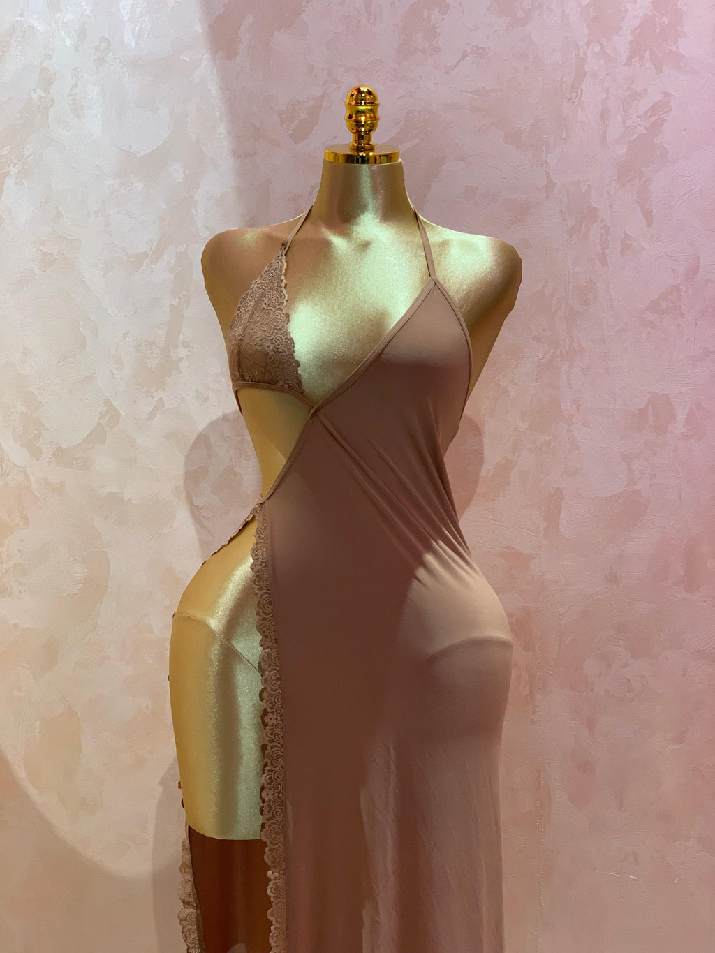 One-Side Lace Slip