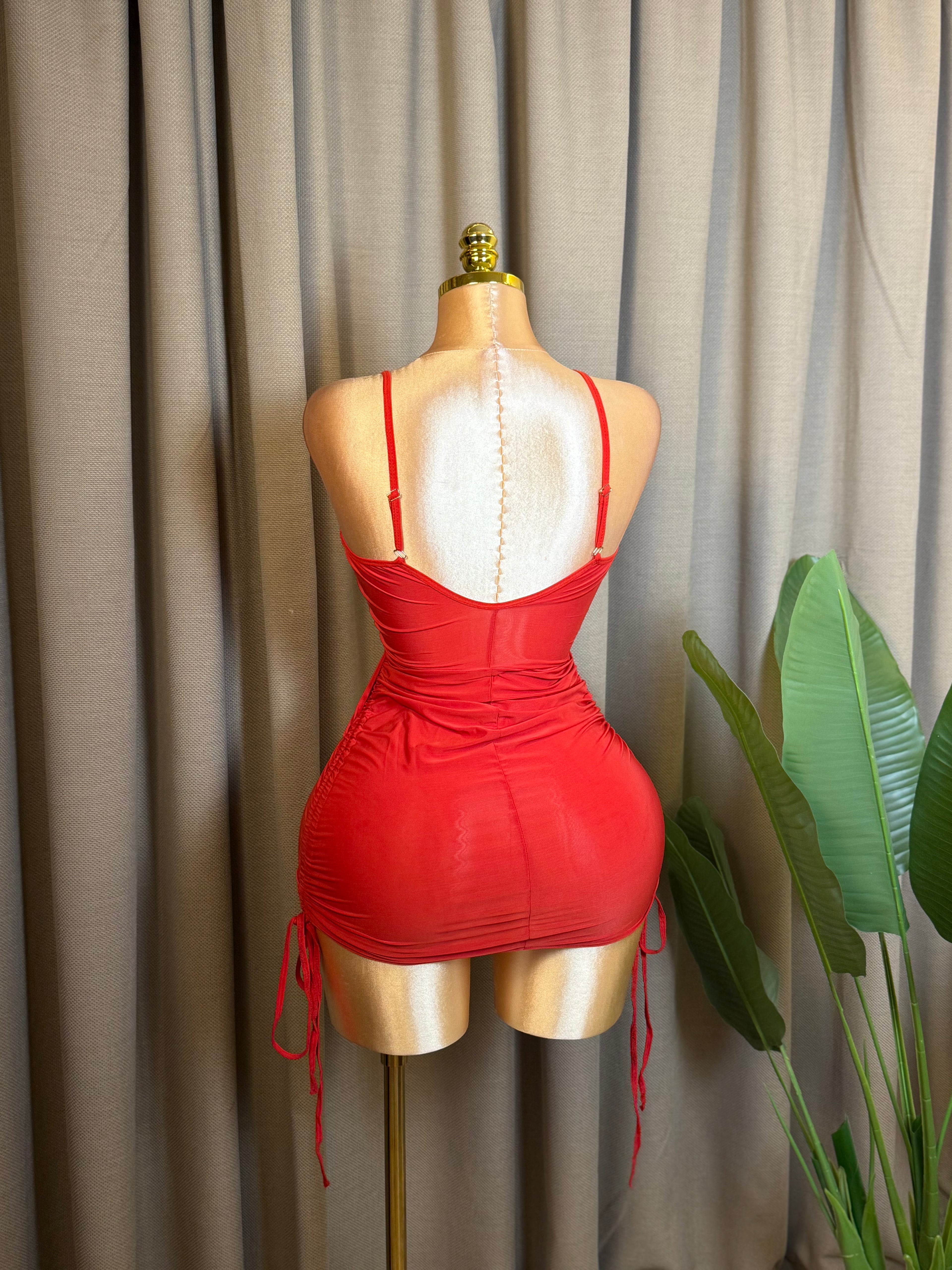 Twist-Front Drawstring Mini