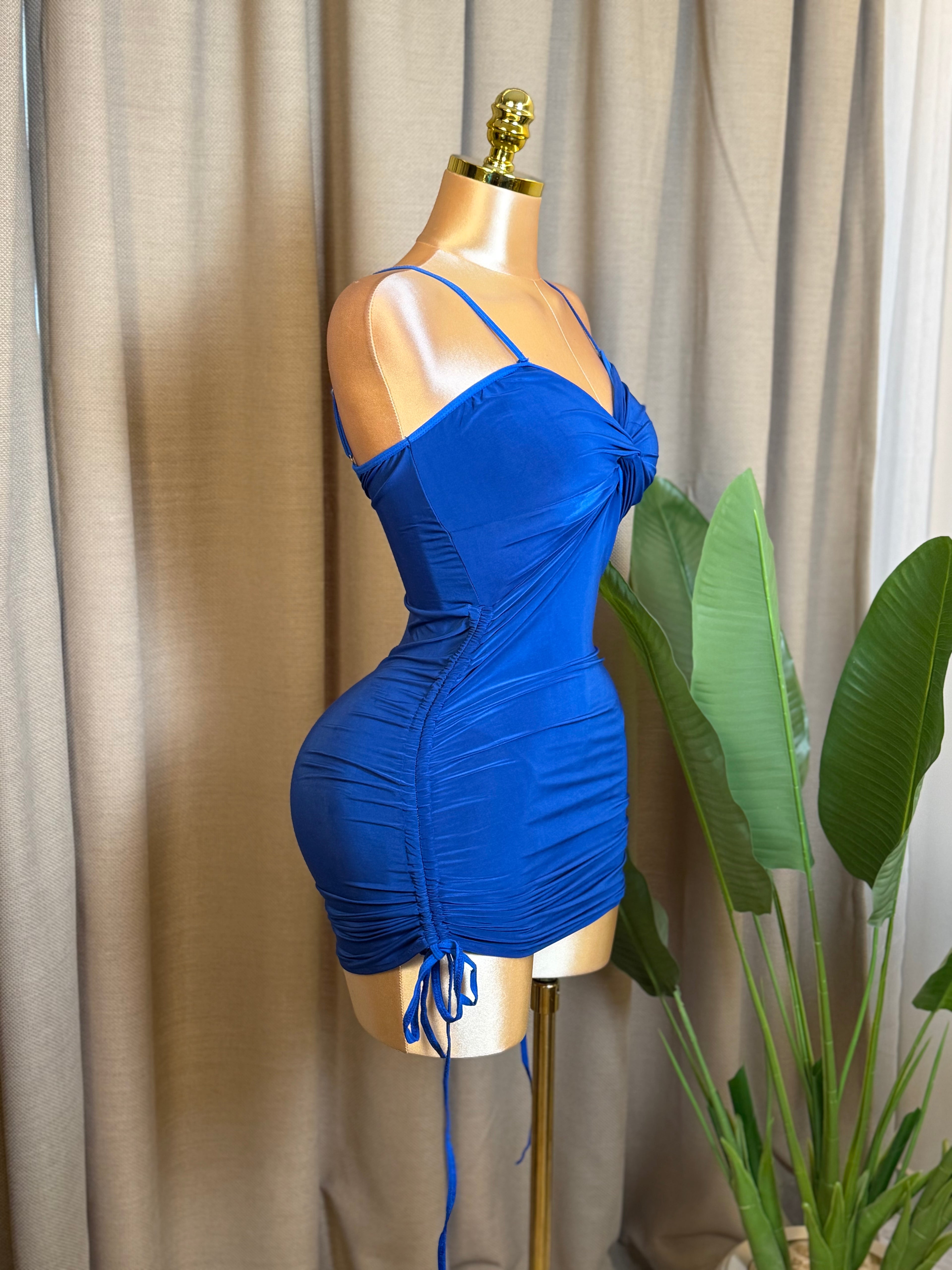 Twist-Front Drawstring Mini