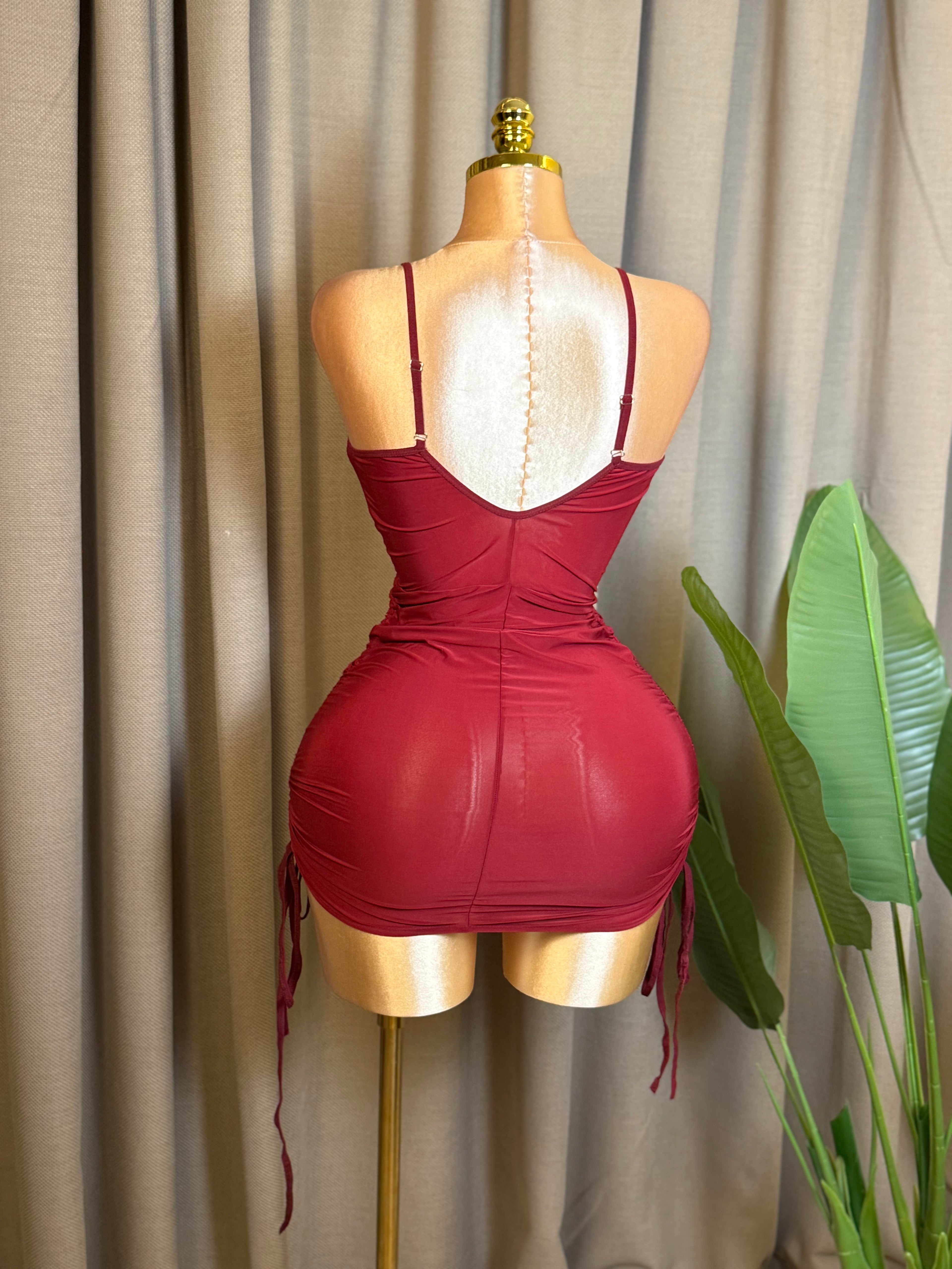 Twist-Front Drawstring Mini