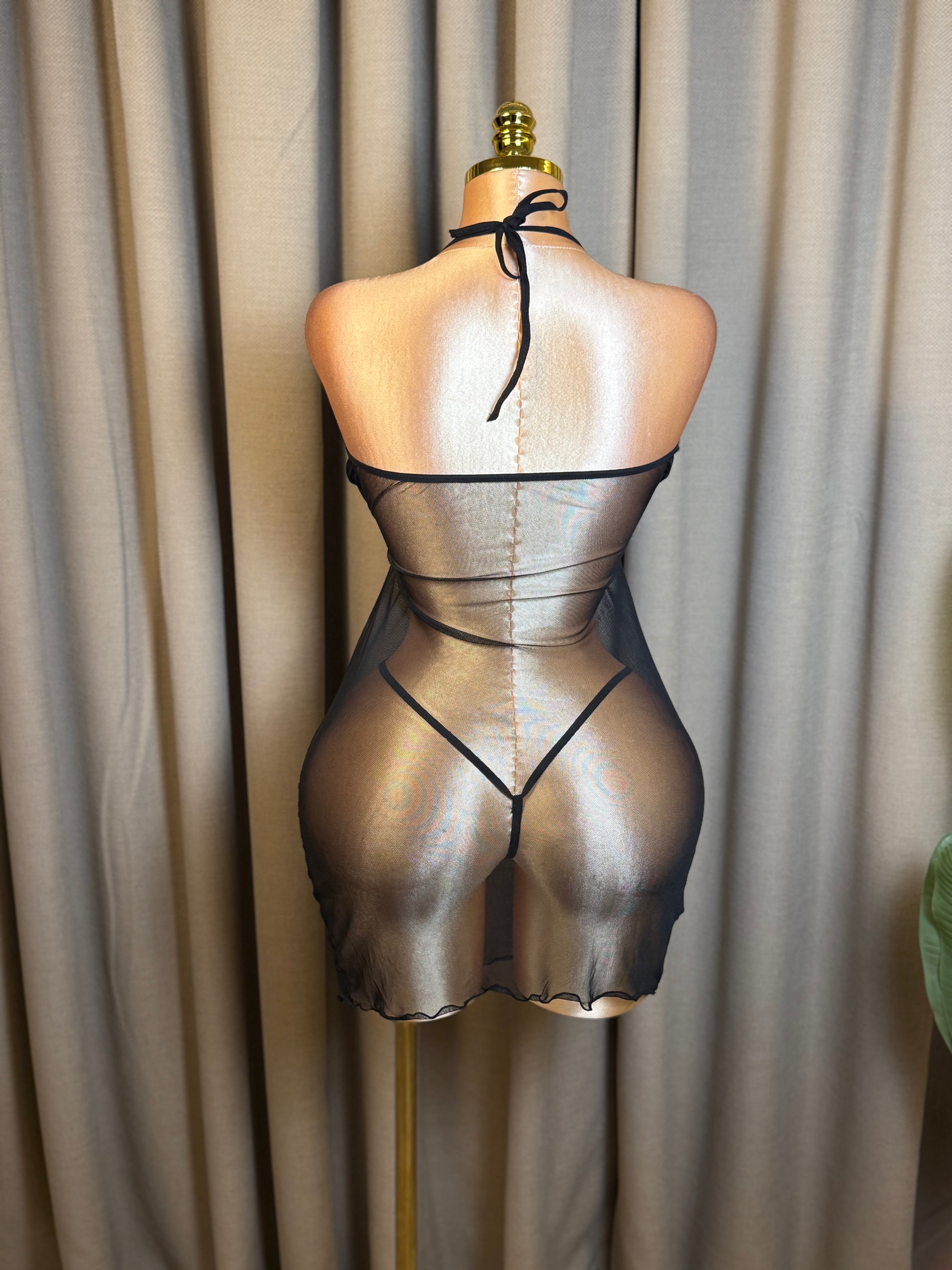 Love Backless Ring Cutout Mini