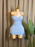 Twist-Front Drawstring Mini