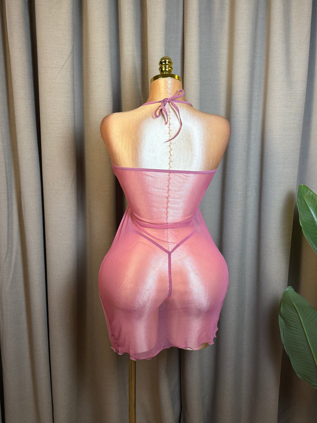 Love Backless Ring Cutout Mini