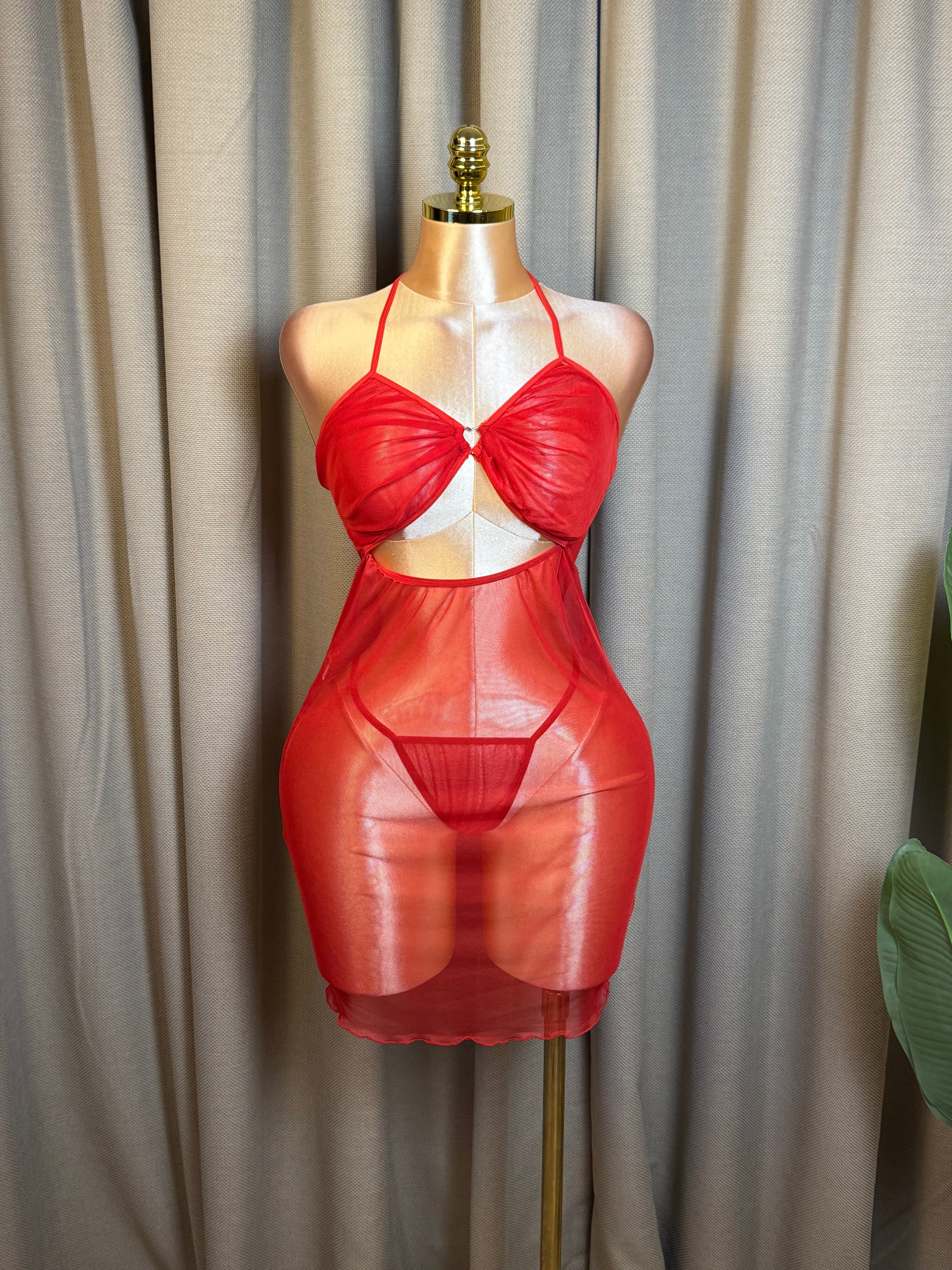 Love Backless Ring Cutout Mini