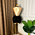 Backless Ruched Mini