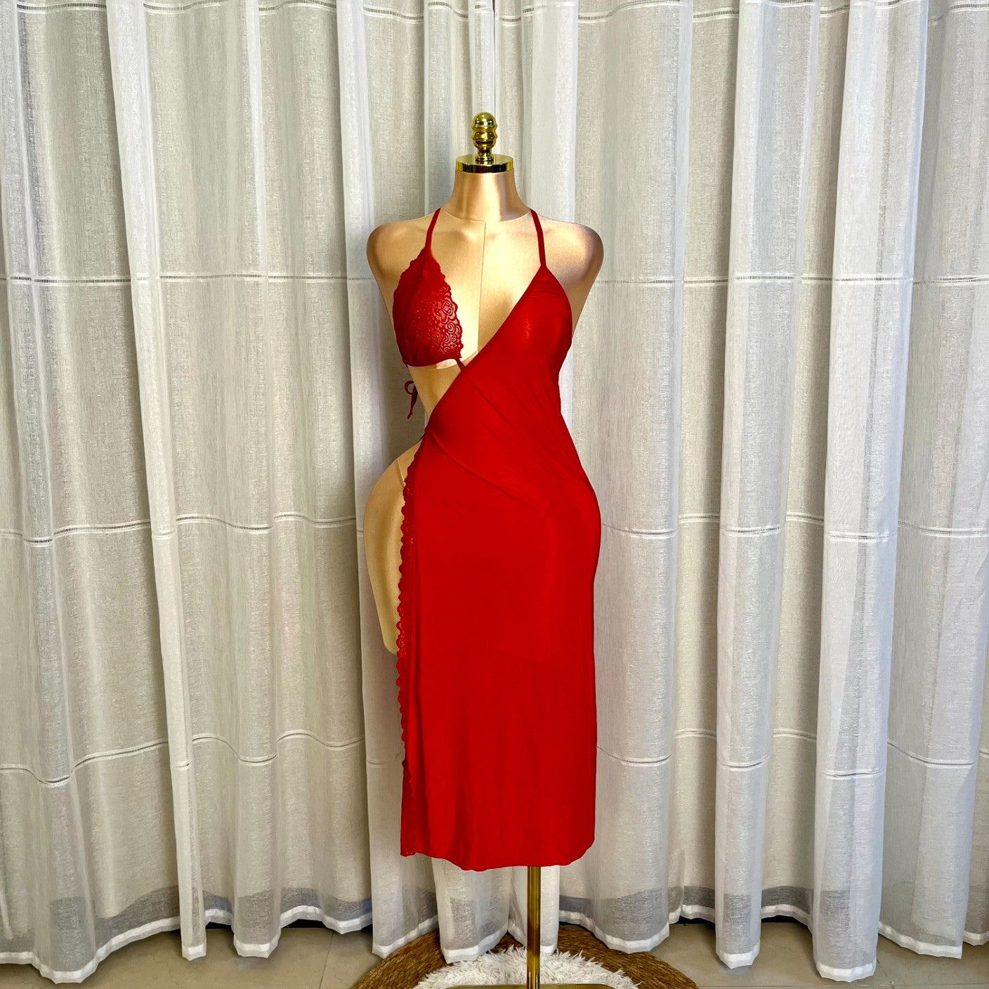One-Side Lace Slip