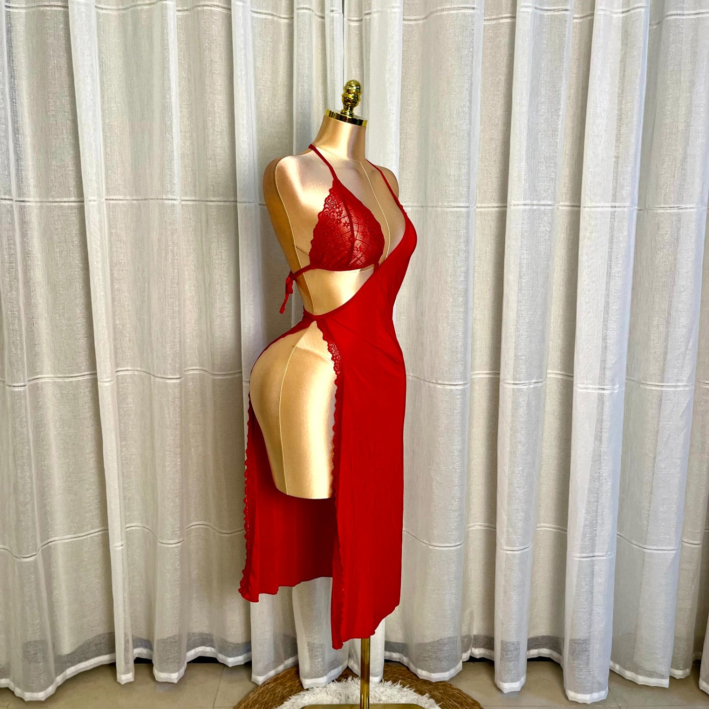 One-Side Lace Slip