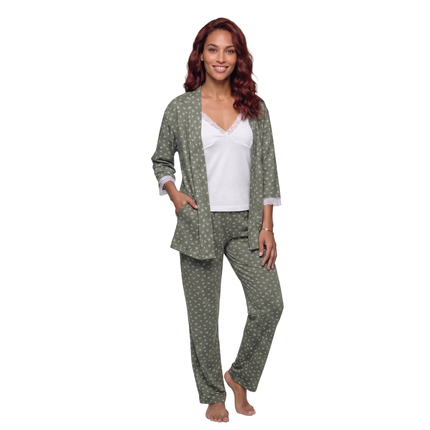 Bow-Tie 3-Piece Robe Set