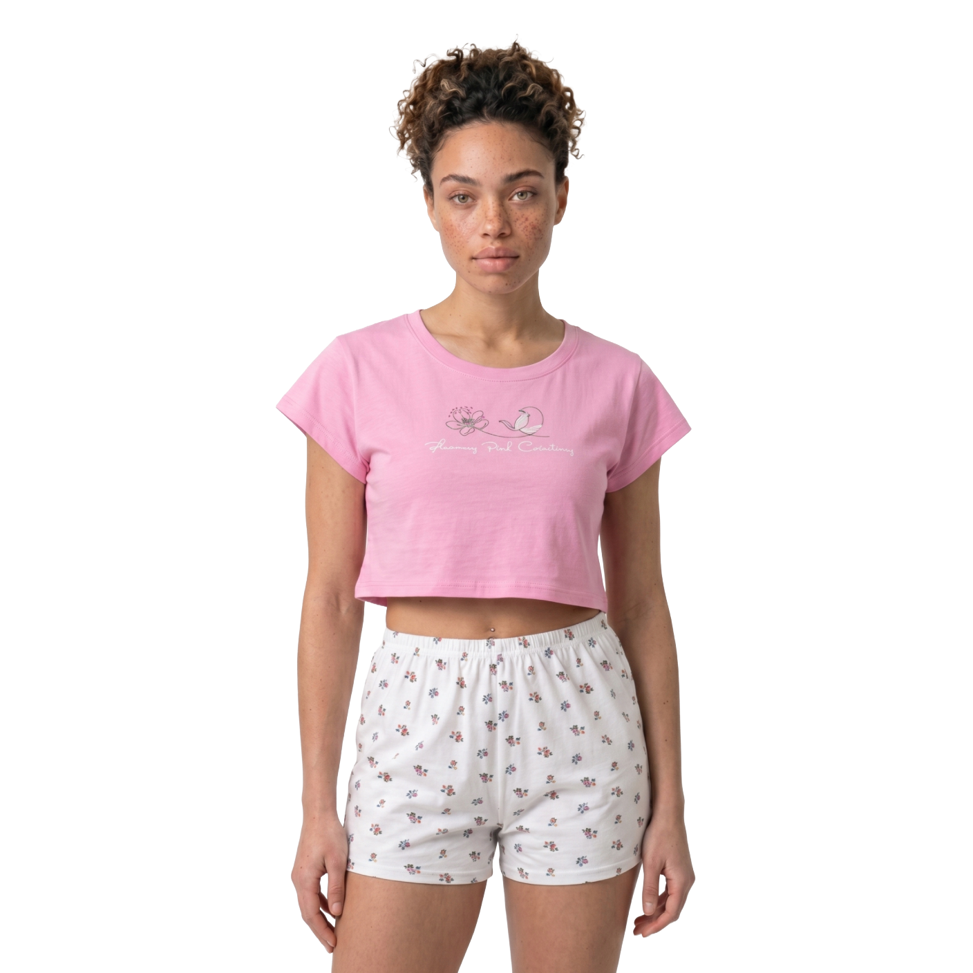Blooming Bird Short Pajama