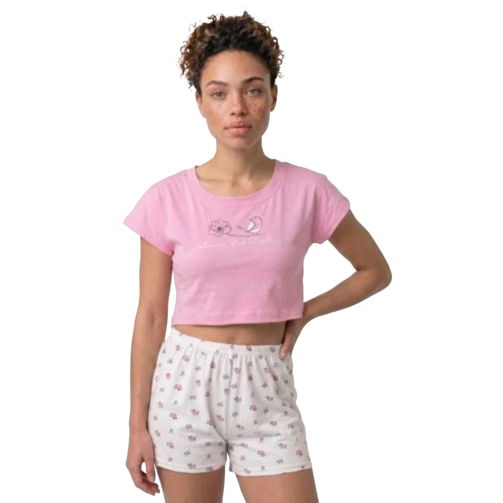 Blooming Bird Short Pajama