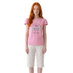 Stay Positive Capri Pajama