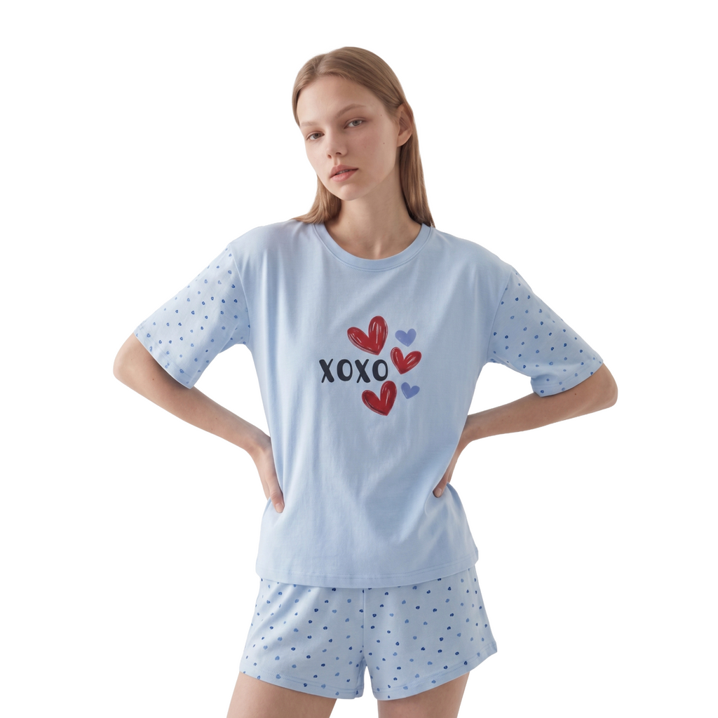 XOXO Hearts Shorts