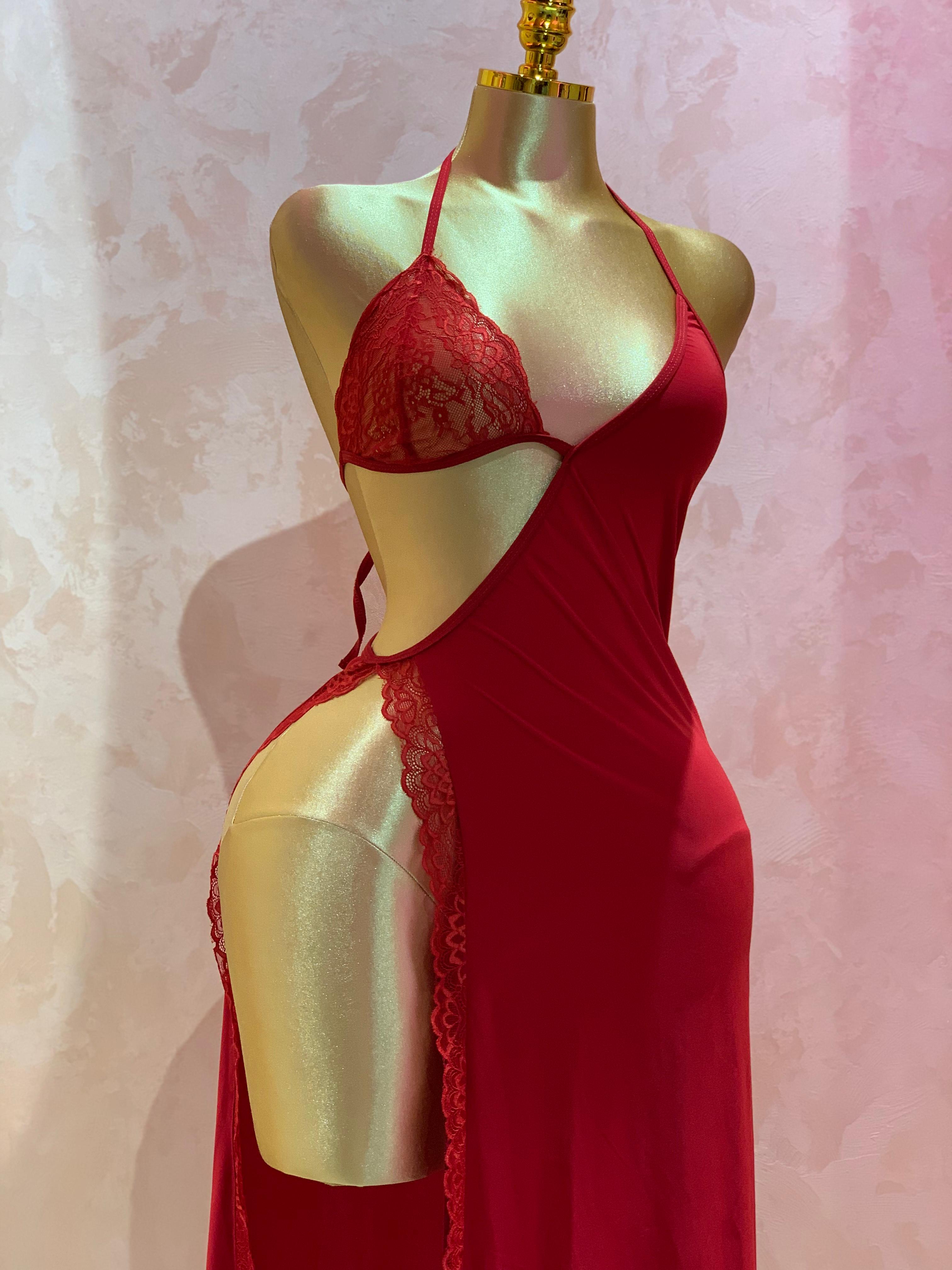 One-Side Lace Slip
